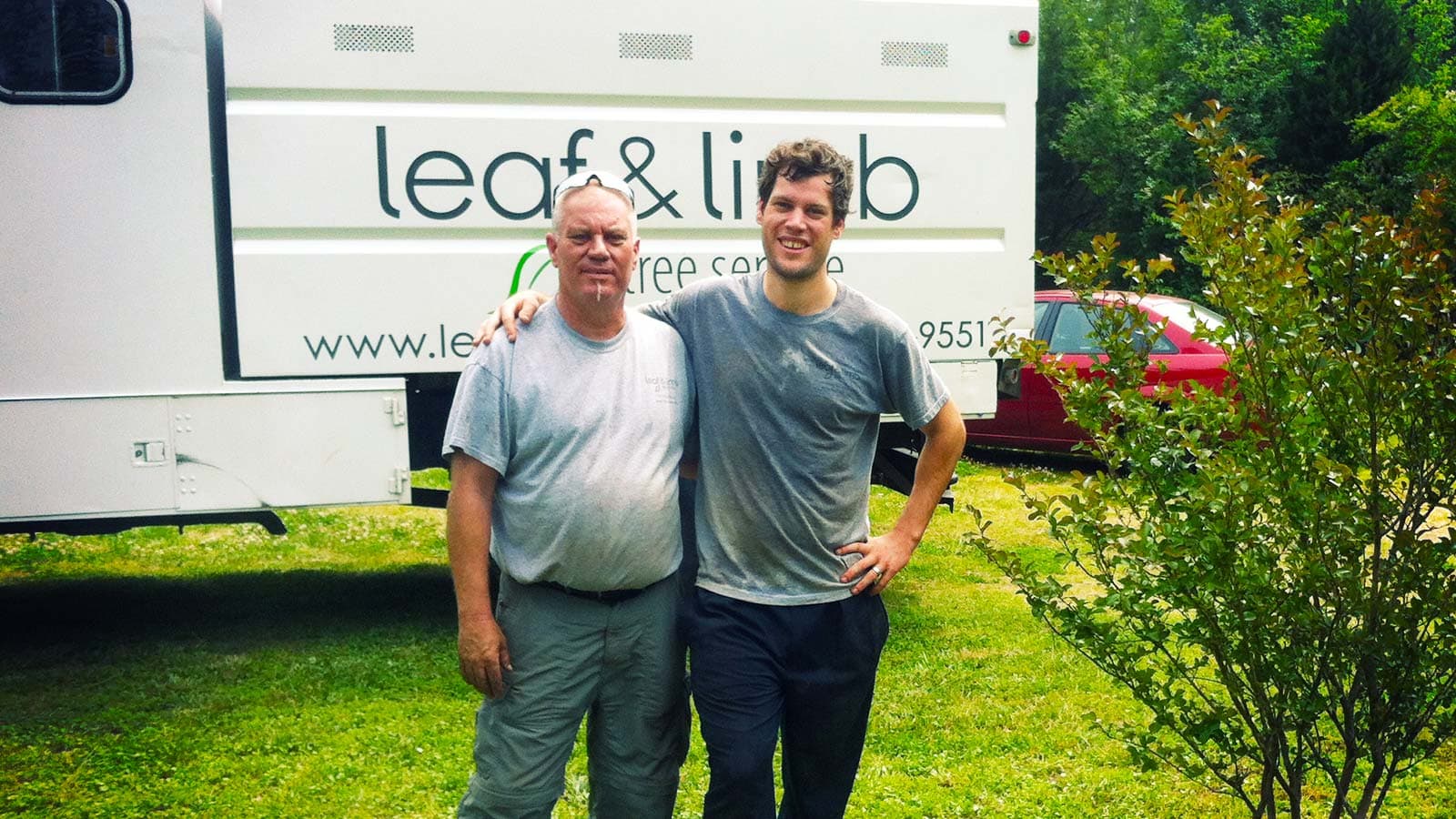 Father and son business partnership at Leaf & Limb