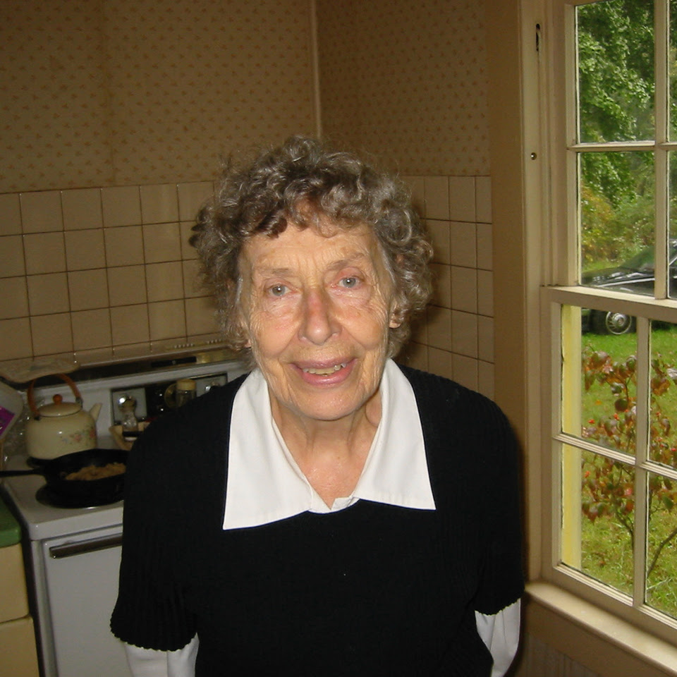 Portrait of Beryl Shaw in her home