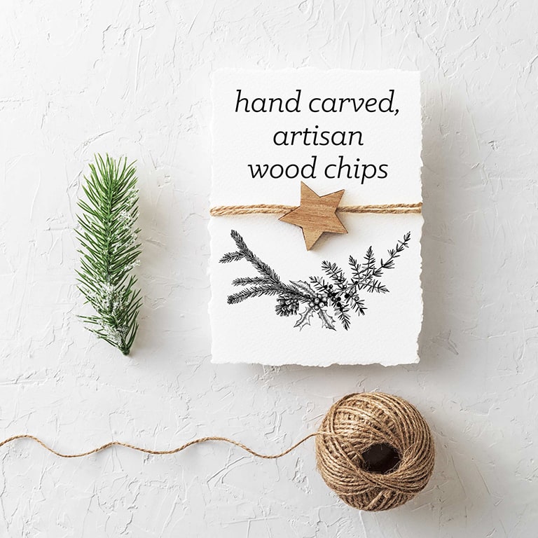 Wood chips as a gift for tree health