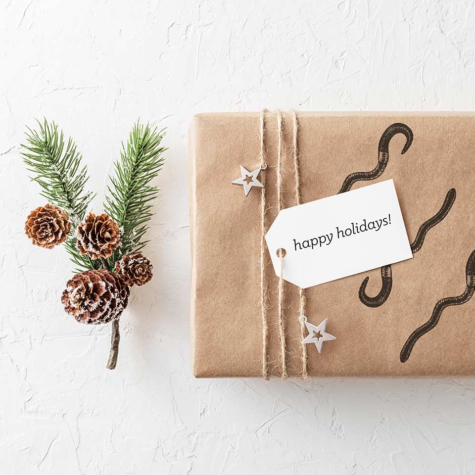 Worms for improving soil health around trees